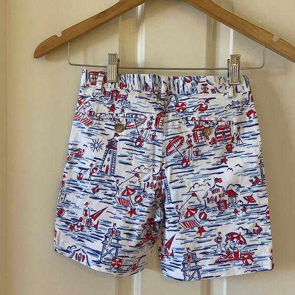 CPC Childrenswear Boy’s Red White & Blue Shorts Size 5 Beach Lighthouse - Picture 2 of 4